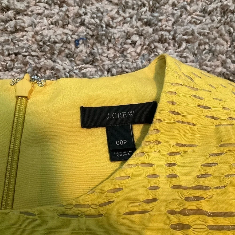 J Crew Eyelet Jacquard Fit Cocktail Midi Dress Size 00P Romantic